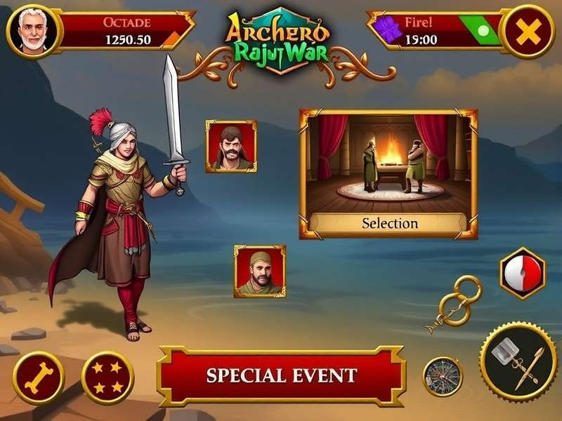 Archero Rajput War gameplay screenshot