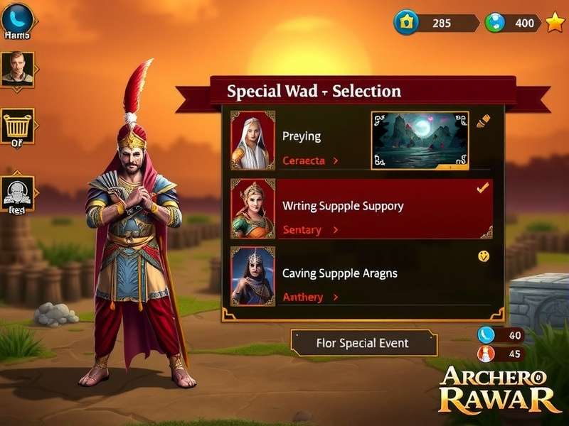 Archero Rajput War special event screenshot